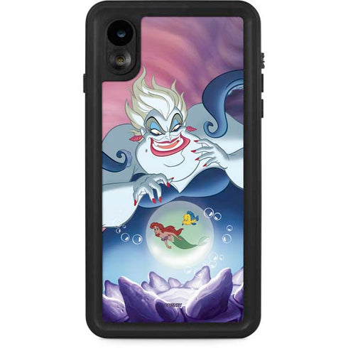 Disney Villains Ursula Ariel and Flounder iPhone XR Waterproof Case